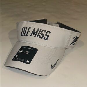 Nike Ole Miss White Visor